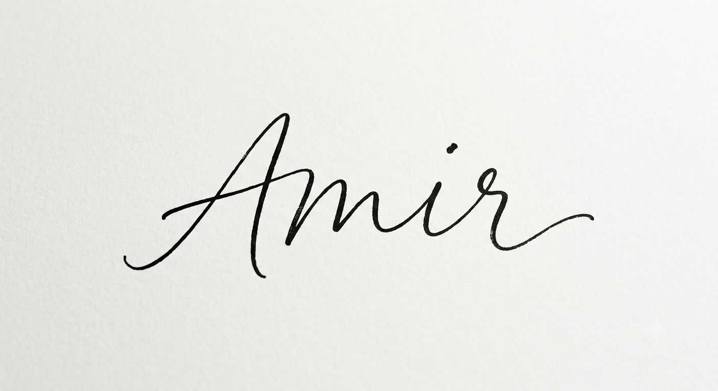 Amir signature